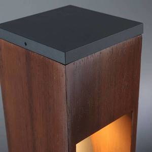 Paulmann Paulmann Trabia soklové LED drevo, výška 60 cm vyobraziť