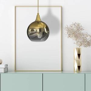 Eko-Light Závesné svietidlo Monte zo skla, 1-pl., zlatá vyobraziť