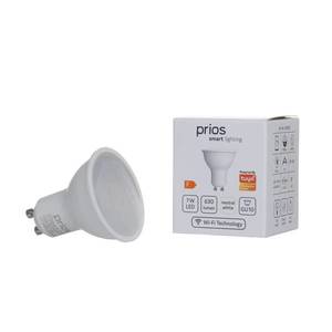 PRIOS Prios LED žiarovka GU10 plast 7W WLAN opál 840 3ks vyobraziť