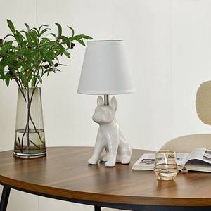 Lindby Lindby Herry stolová lampa Pes v bielej vyobraziť