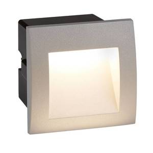 Searchlight Zapustené LED svietidlo Ankle, IP65, hliník, sivá vyobraziť