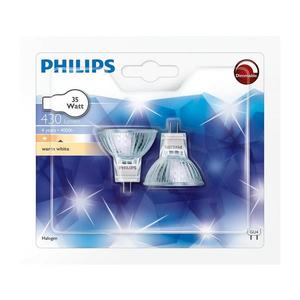 Philips SADA 2x Halogénová žiarovka Philips GU4/35W/12V 3000K vyobraziť