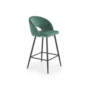 Barová stolička Ivy6 tmavozelená vyobraziť