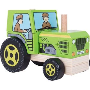 Drevený nasadzovací traktor TRACTOR vyobraziť