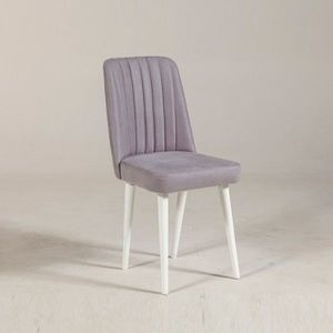 Jídelní židle VINA šedá/bílá vyobraziť