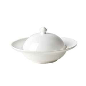 Porcelánová miska s pokrievkou BASIC 400ml biela vyobraziť