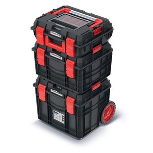 Sada kufrů na nářadí 3 ks CEBLOCCK ALLU LOG 45 x 38 x 84, 5 cm černo-červená vyobraziť