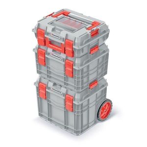 Sada kufrů na nářadí 3 ks CEBLOCCK ALLU LOG 45 x 38 x 84, 5 cm šedo-červená vyobraziť
