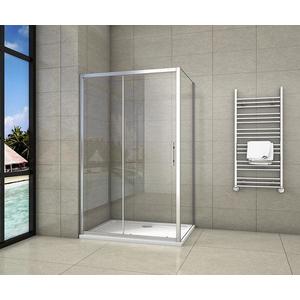 H K - Obdĺžnikový sprchovací kút SYMPHONY 140x80 cm s posuvnými dverami vrátane sprchovej vaničky z liateho mramoru SE-SYMPHONY14080 / ROCKY-14080 vyobraziť