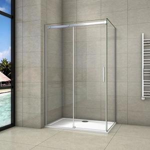 H K - Obdĺžnikový sprchovací kút HARMONY 100x90cm, L / P variant vrátane sprchovej vaničky z liateho mramoru SE-HARMONY10090 / ROCKY-10090 vyobraziť