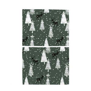 Vianočné látkové prestieranie 2 ks 35x45 cm Deer in the Forest – Butter Kings vyobraziť