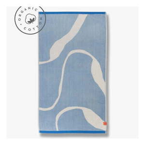 Bielo-modrá osuška z Bio bavlny 70x133 cm Nova Arte – Mette Ditmer Denmark vyobraziť
