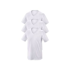 PARKSIDE® Pánske bavlnené tričko, 3 kusy (S (44/46), výstrih v tvare „V“) vyobraziť