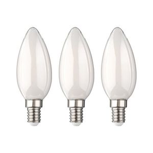 LIVARNO home Filamentová LED žiarovka, 3 kusy (sviečka E14, mliečna, 3 kusy) vyobraziť