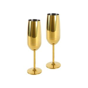 ECHTWERK Poháre na sekt/šampanské (2 kusy, zlatá) vyobraziť