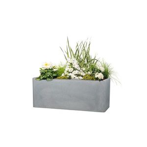 Scheurich Dlhý kvetináč Cube Box (60 cm, kamenistá sivá) vyobraziť
