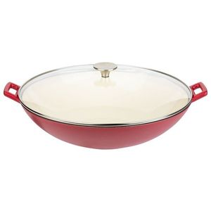 GSW Liatinový wok, Ø 36 cm (červená) vyobraziť