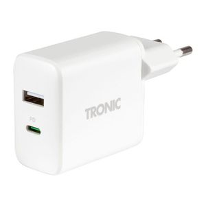 TRONIC® Dvojitá USB nabíjačka (biela) vyobraziť