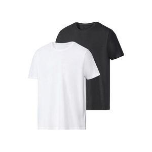 PARKSIDE® Pánske tričko, 2 kusy (S (44/46), biela/čierna) vyobraziť