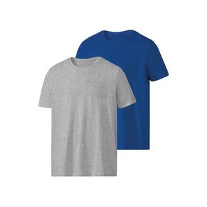 PARKSIDE® Pánske tričko, 2 kusy (S (44/46), modrá/sivá) vyobraziť