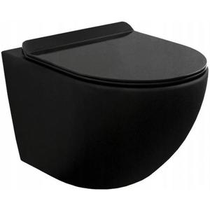 MEXEN/S - Lena Závesná WC misa vrátane sedátka s slow-slim, z duroplastu, čierna matná 30220185 vyobraziť