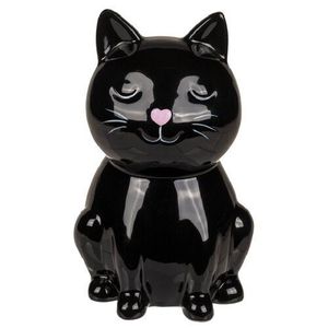 Pokladnička Mačka, čierna vyobraziť