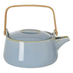 Modrá porcelánová kanvica na čaj 1 l Juna – Premier Housewares vyobraziť