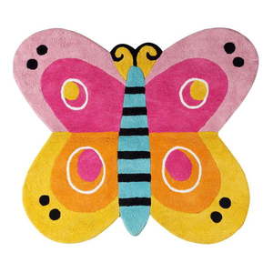 Detský koberček 80x90 cm Butterfly – Premier Housewares vyobraziť