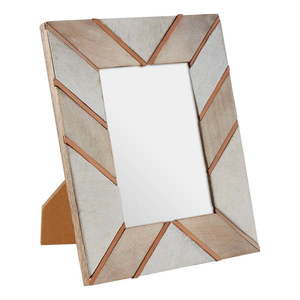 Bielo–béžový drevený rámček 22x28 cm Bowerbird – Premier Housewares vyobraziť
