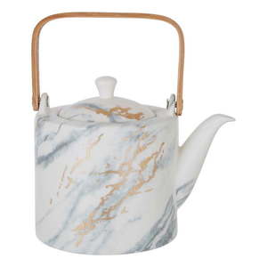 Biela porcelánová kanvica na čaj 800 ml Luxe – Premier Housewares vyobraziť
