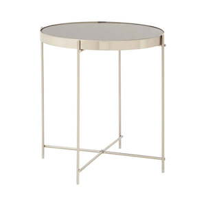 Sklenený okrúhly odkladací stolík ø 43 cm Allure – Premier Housewares vyobraziť
