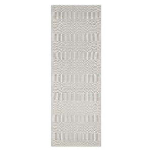 Svetlosivý vlnený koberec behúň 66x200 cm Sloan – Asiatic Carpets vyobraziť
