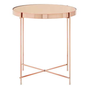 Okrúhly odkladací stolík so sklenenou doskou ø 43 cm Allure – Premier Housewares vyobraziť