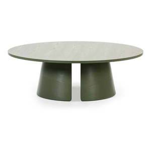 Zelený konferenčný stolík Teulat Cep, ø 110 cm vyobraziť