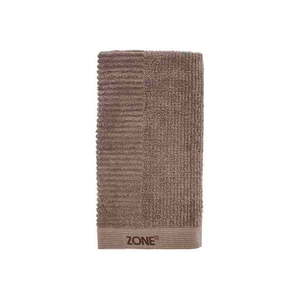 Hnedý bavlnený uterák 50x100 cm – Zone vyobraziť