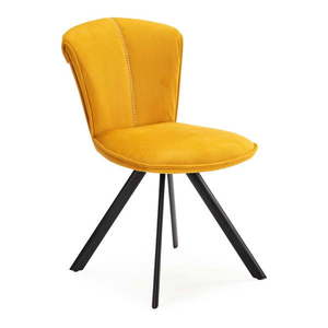 Žlté jedálenské stoličky v súprave 2 ks Simbra – Marckeric vyobraziť
