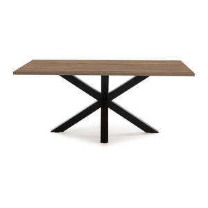 Jedálenský stôl s doskou v dekore orechového dreva 100x180 cm Comba - Marckeric vyobraziť