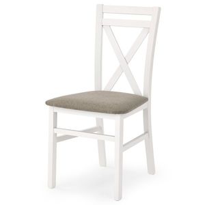 Sconto Jedálenská stolička DORAESZ biela/hnedá vyobraziť