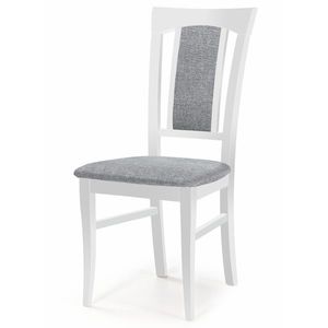 Sconto Jedálenská stolička SIBA biela/sivá vyobraziť