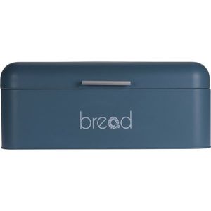 EH Plechový chlebník s vekom Bread, modrá vyobraziť