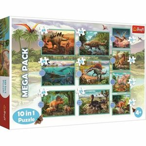 Trefl Puzzle Dinosaury, 10v1 vyobraziť