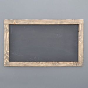 Nástěnná dřevěná tabule BOARD 100x60 cm černá vyobraziť