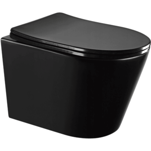 Závěsný WC set MEXEN RICO 35 cm s prkénkem v2 černý vyobraziť