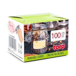 TORO Univerzálne nálepky na poháre TORO 100ks MIX tvarov vyobraziť