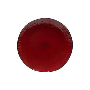 HIT Keramický plytký tanier RHODES 27cm červeno/čierny vyobraziť