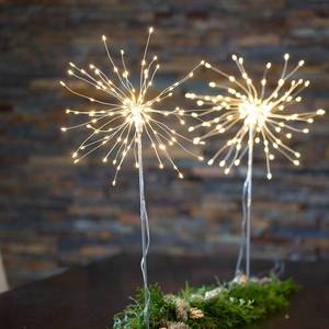 STAR TRADING Dekoračná LED lampa Firework 3D striebrosivá 50 cm vyobraziť