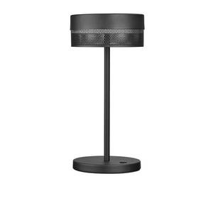 HELL Stolová LED lampa Mesh batéria výška 30 cm čierna vyobraziť