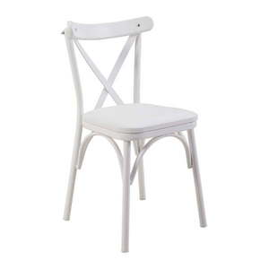 Biela jedálenská stolička Oliver Sandalyer – Kalune Design vyobraziť