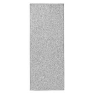 Sivý behúň 80x300 cm Wolly – BT Carpet vyobraziť