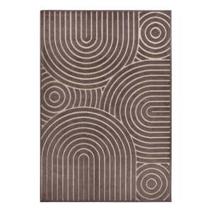 Hnedý koberec 133x190 cm Iconic Wave – Hanse Home vyobraziť